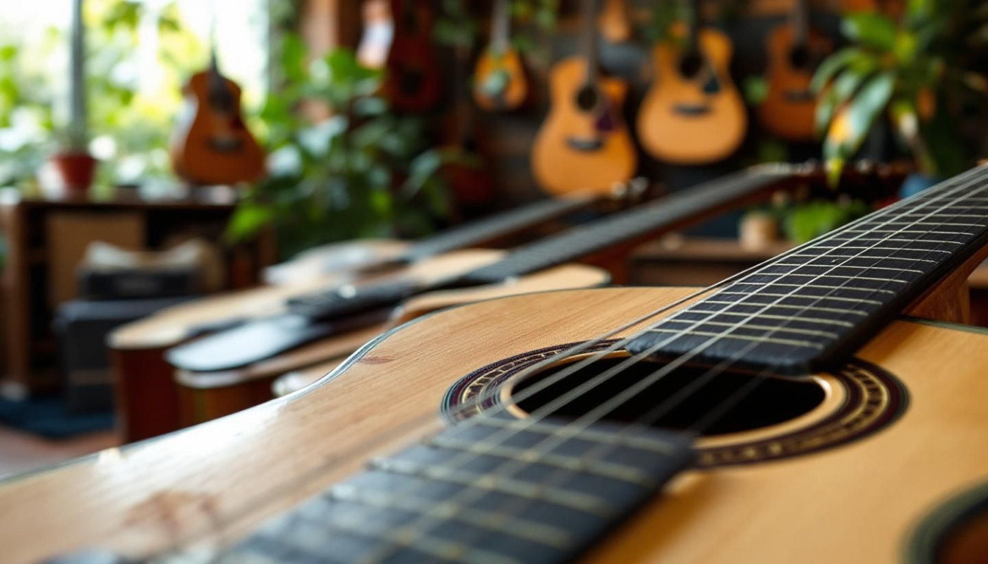 Comment choisir sa guitare acoustique folk selon les matériaux et modèles